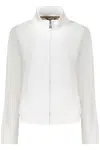 K-WAY WOMEN'S ZIP-UP SWEATSHIRT WHITE