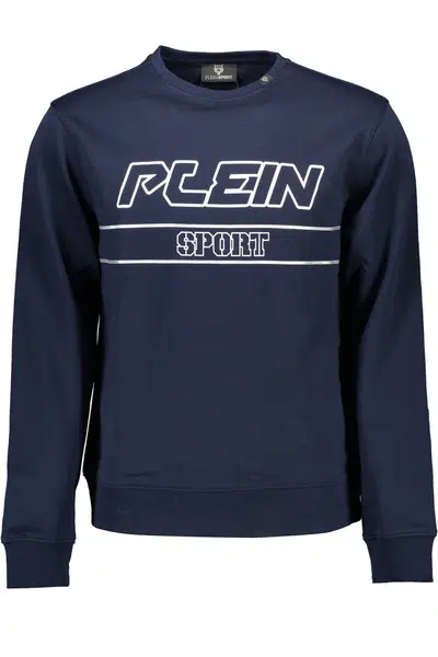 PLEIN SPORT SWEATSHIRT WITHOUT ZIP MAN BLUE