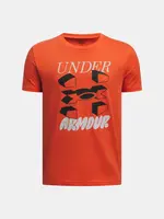 Boys' T-shirt Under Armour UA B SPLIT BIG LOGO SS - Boys