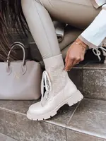 Dámske čižmy HOLLYHOCK Farba béžová DSTREET