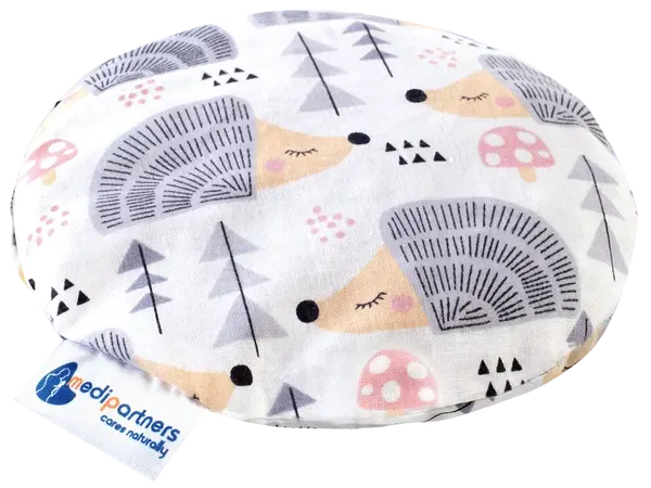 Medi Partners Thermofor with cherry seeds for children - Grey hedgehogs