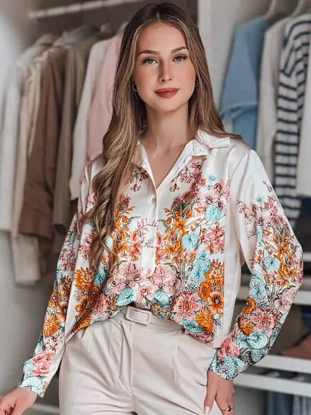 Dámska oversize blúzka BLOSSIVA