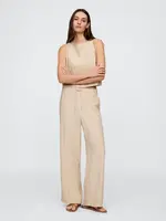 GAP Linen Trousers Wide - Women's