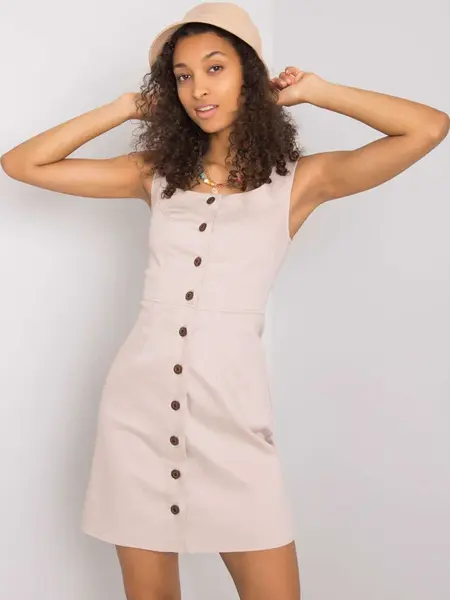 Dress-LK-SK-508246.13P-beige