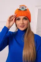 Kesi Dámska čiapka Ofelia K349 oranžová