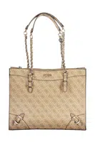 GUESS JEANS BEIGE WOMEN'S BAG