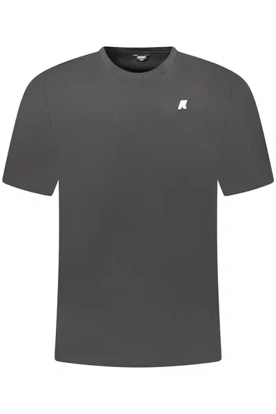 K-WAY SHORT SLEEVE T-SHIRT MEN BLACK