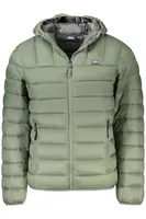 Pánska prešívaná bunda s kapucňou