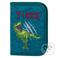 Školní penál klasik Baagl T-REX (dvě chlopně)