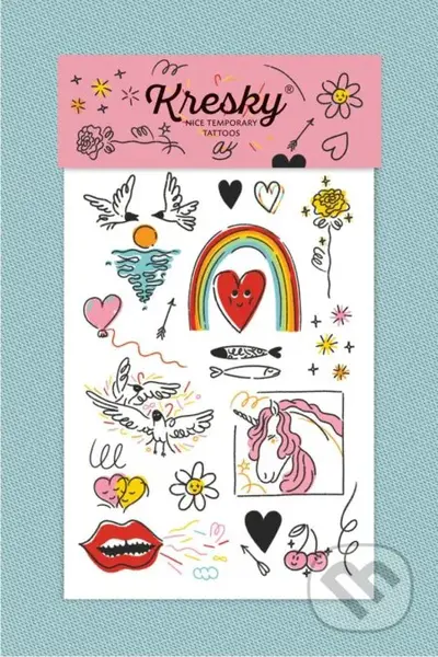 Kresky: Láskavé (Dočasné tetovačky)