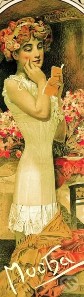 Záložka Alfons Mucha – Corsets