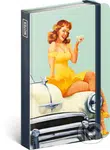 Notes Pin-up girls (linkovaný s gumičkou na uzavření)