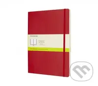 Moleskine - červený zápisník (veľký, čistý)