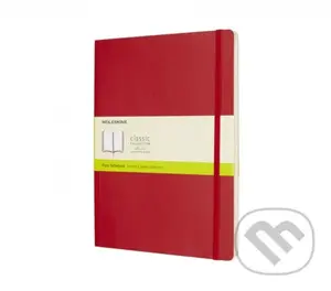 Moleskine - červený zápisník (veľký, čistý)