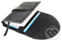 Obal na knihu se sponou: Černý XL