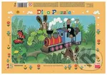 Krtko a lokomotíva - puzzle z kategorie 15 - 60 dílků