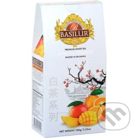 BASILUR White Tea Mango Orange 100g