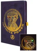 LED svítící poznámkový blok A5 Marvel: Avengers Infinity War