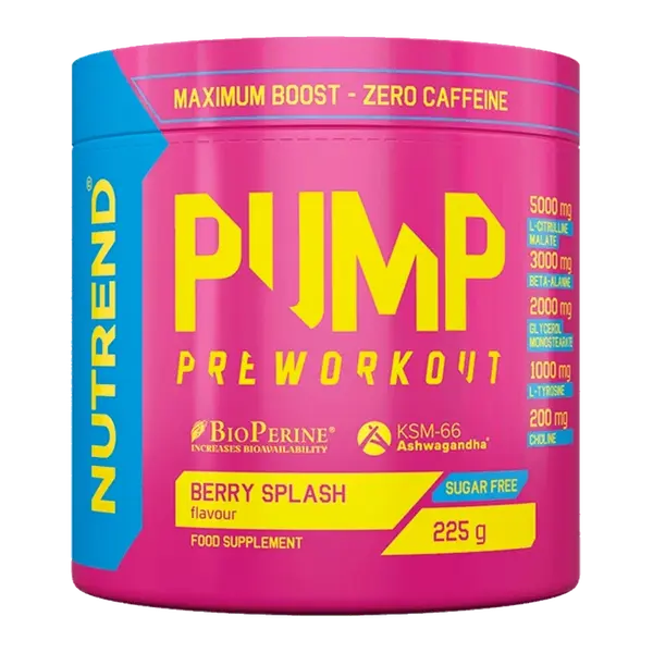 Nutrend PUMP, 225 g, berry splash