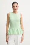 Top Karl Lagerfeld zelená barva, A2W18014