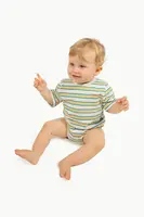 Bavlněné kojenecké body Tinycottons STRIPES MULTICOLOR BODY SS25-124