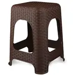 Taburet rattan hnědá Bentom