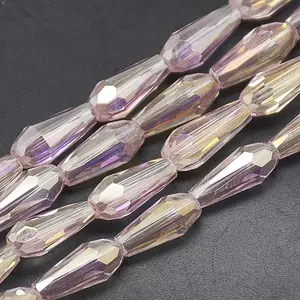 Electroplate Glass Beads Strands