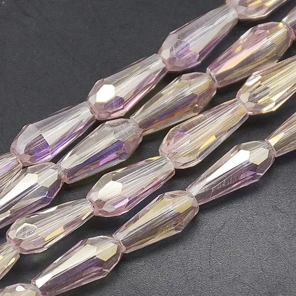 Electroplate Glass Beads Strands