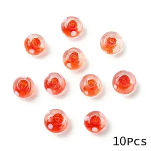 10Pcs Handmade Lampwork Beads