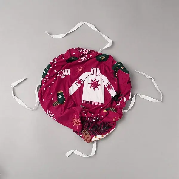 Christmas Theme Polyester Chair Cover