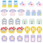 80Pcs Opaque Resin Cabochons