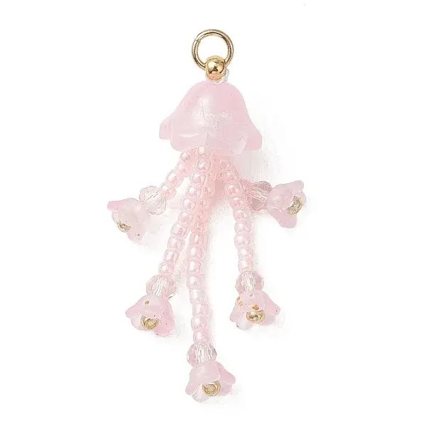 Glass Seed Beaded Pendants