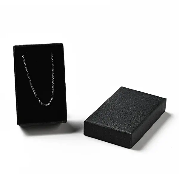Texture Paper Necklace Gift Boxes