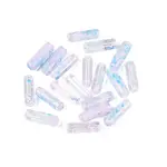 Picasso Transparent Glass Bugle Beads
