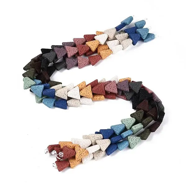 Natural Lava Rock Beads Strands