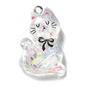 Transparent Resin Pendants