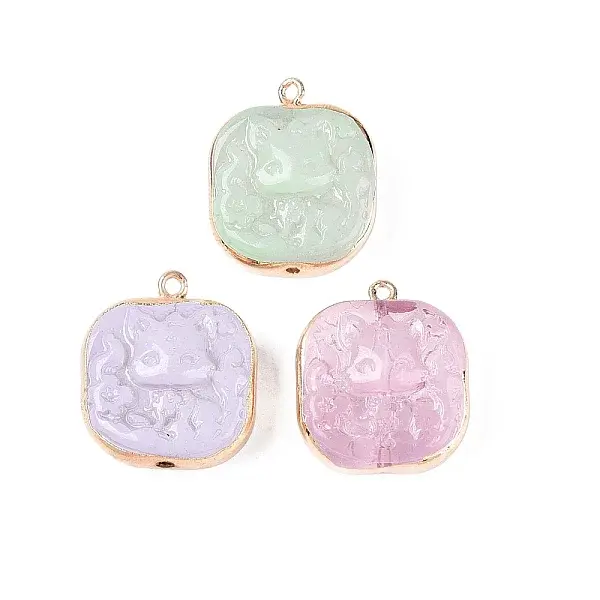 Brass Glass Pendants