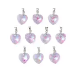 10Pcs Glass Pendants