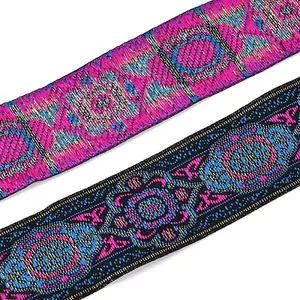 Ethnic Style Embroidery Polyester Ribbon