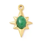 Dyed Synthetic Gemstone Pendants