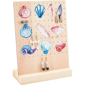 Ocean Them Printed Wooden Earring Display Stands