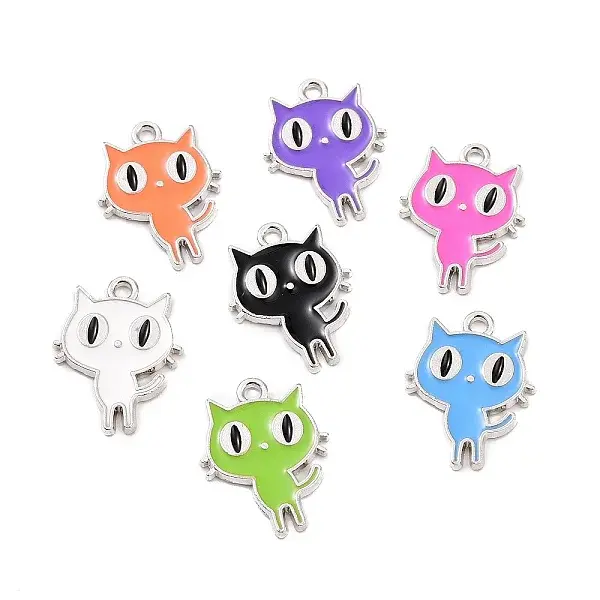 Alloy Enamel Pendants