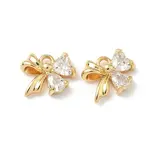 Brass Micro Pave Cubic Zirconia Pendants