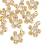 Brass Clear Cubic Zirconia Pendants