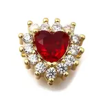 Brass Micro Pave Cubic Zirconia Multi-Strand Links