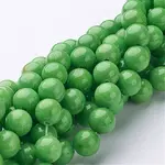 Natural Mashan Jade Round Beads Strands
