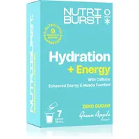Nutriburst Hydratation + Energy rozpustný nápoj s kofeínom príchuť Green Apple 7x5 g
