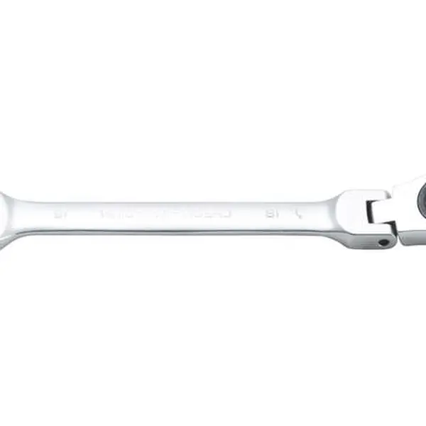 BGS Technic BGS 6718 Očkoplochý klíč 18 mm s ráčnou, kloubový