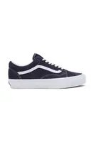 Semišové tenisky Vans Premium Standards Old Skool 36 tmavomodrá barva, VN000CNGCIE1