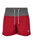 Urban Classics Plavecké šortky  kamenná / ohnivo červená